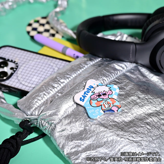 呪術廻戦_アグリーセーターパーティー! 星型缶バッジ(五条悟)