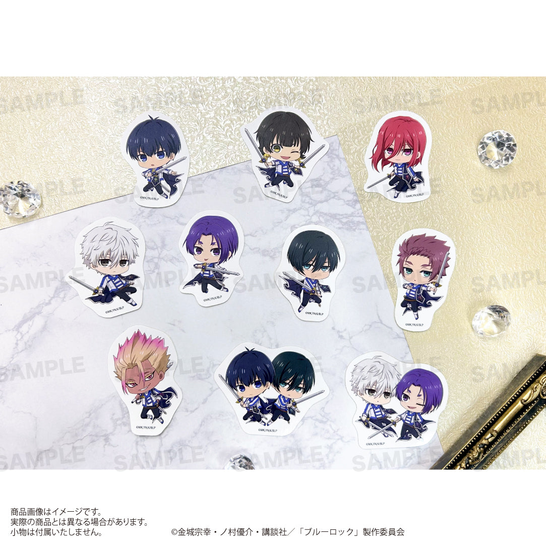 ブルーロック_トレーディングダイカットステッカー（きゃらほっぴん！）騎士ver.【コンプリートBOX／10個入り】