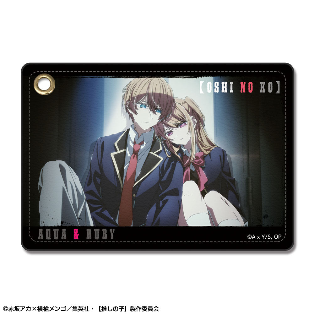 【推しの子】_レザーパスケース Ver.3 デザイン10(アクア&ルビー)