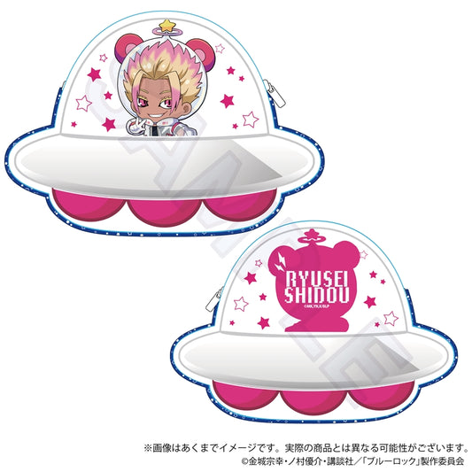 ブルーロック_ダイカットポーチ うちゅーじん ver.士道 龍聖