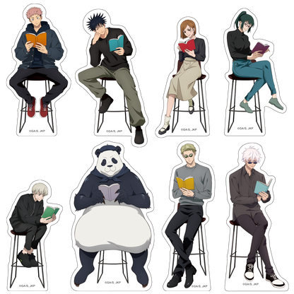 呪術廻戦　第2期_ダイカットステッカー／虎杖悠仁　読書