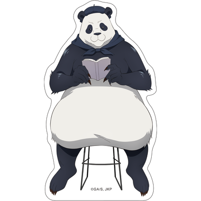 呪術廻戦　第2期_ダイカットステッカー／パンダ　読書