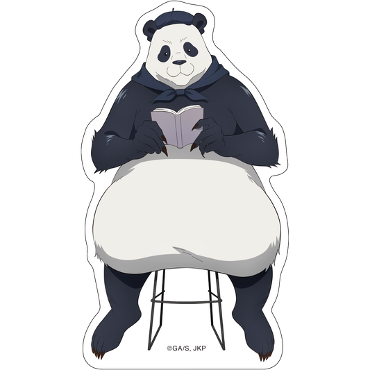 呪術廻戦　第2期_ダイカットステッカー／パンダ　読書