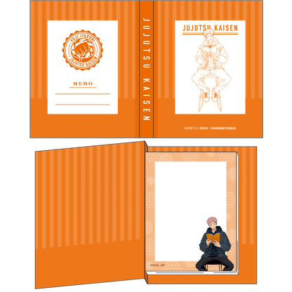 呪術廻戦　第2期_ブック型メモ　虎杖悠仁　読書