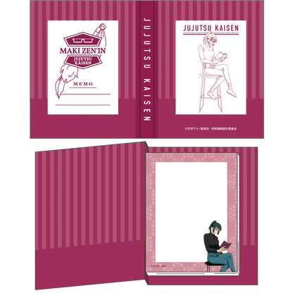 呪術廻戦　第2期_ブック型メモ　禪院真希　読書