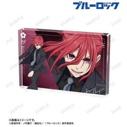 ブルーロック_描き下ろし 千切 豹馬 スーツモデルver. アクリルブロック