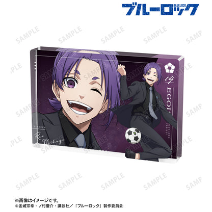 ブルーロック_描き下ろし 御影 玲王 スーツモデルver. アクリルブロック