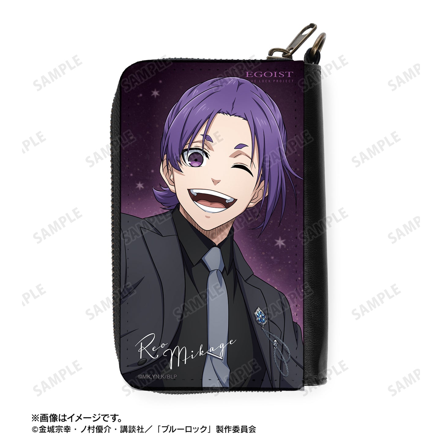 ブルーロック_描き下ろし 御影 玲王 スーツモデルver. カードポケット付きミニ財布