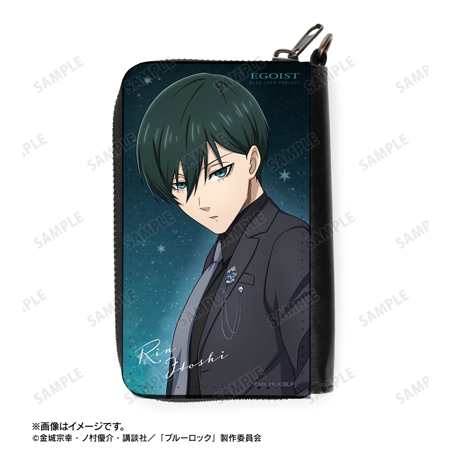 ブルーロック_描き下ろし 糸師 凛 スーツモデルver. カードポケット付きミニ財布