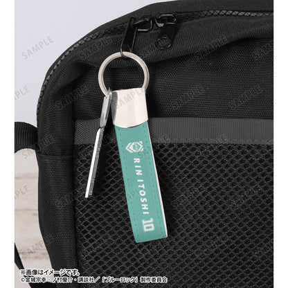 ブルーロック_糸師 凛 応援 キーリング付き合皮キーホルダー