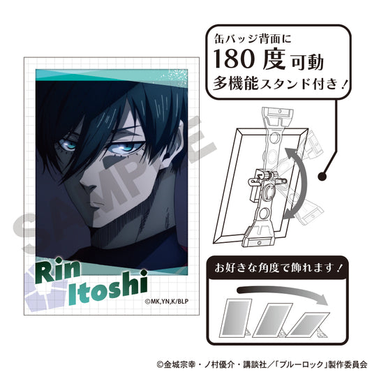 ブルーロック_アート缶バッジ　糸師凛　場面写