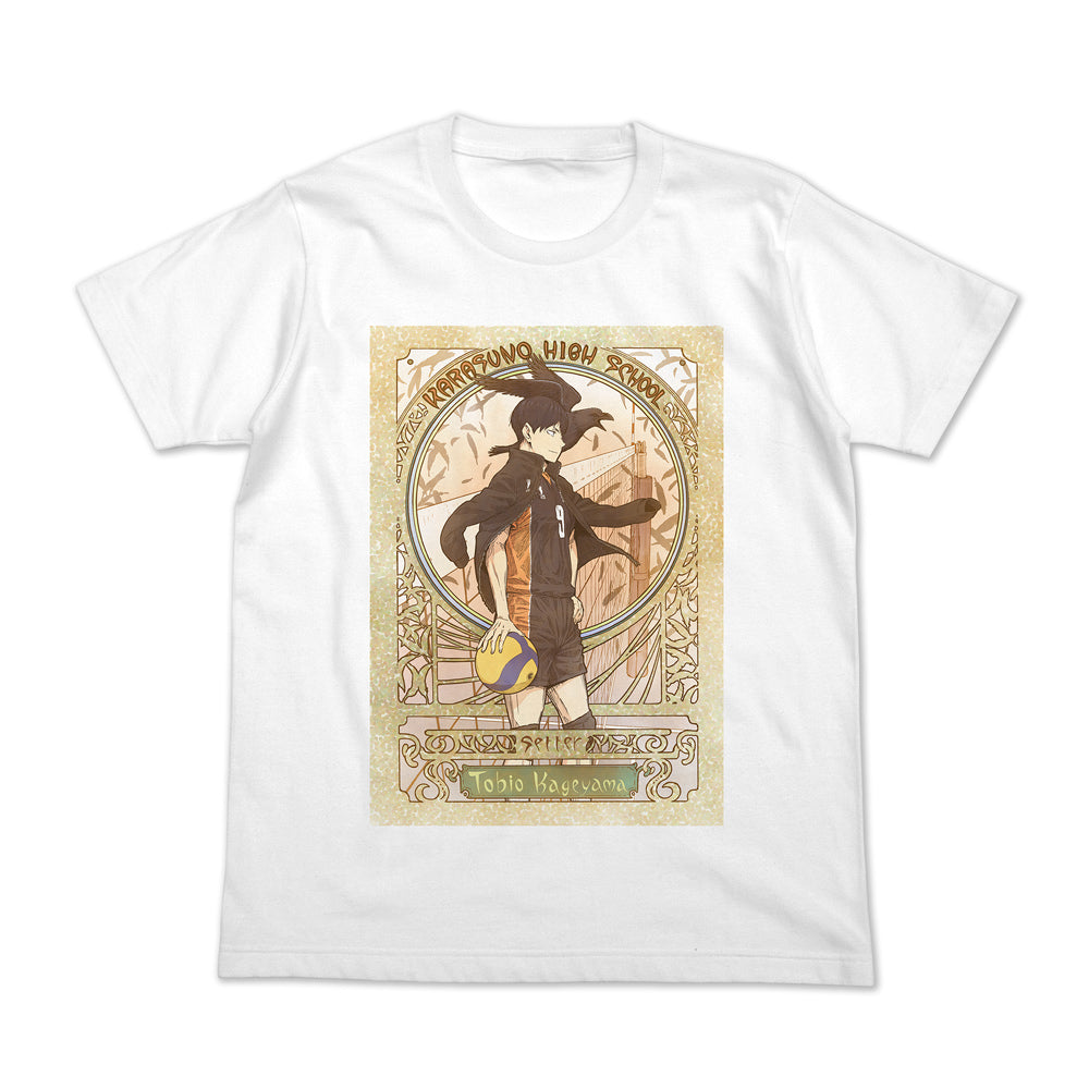 ハイキュー!!_影山飛雄 フルカラーTシャツ 飛翔Ver./WHITE