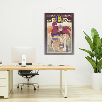 ハイキュー!!_描き下ろし 宮 治 100cmタペストリー 飛翔Ver.