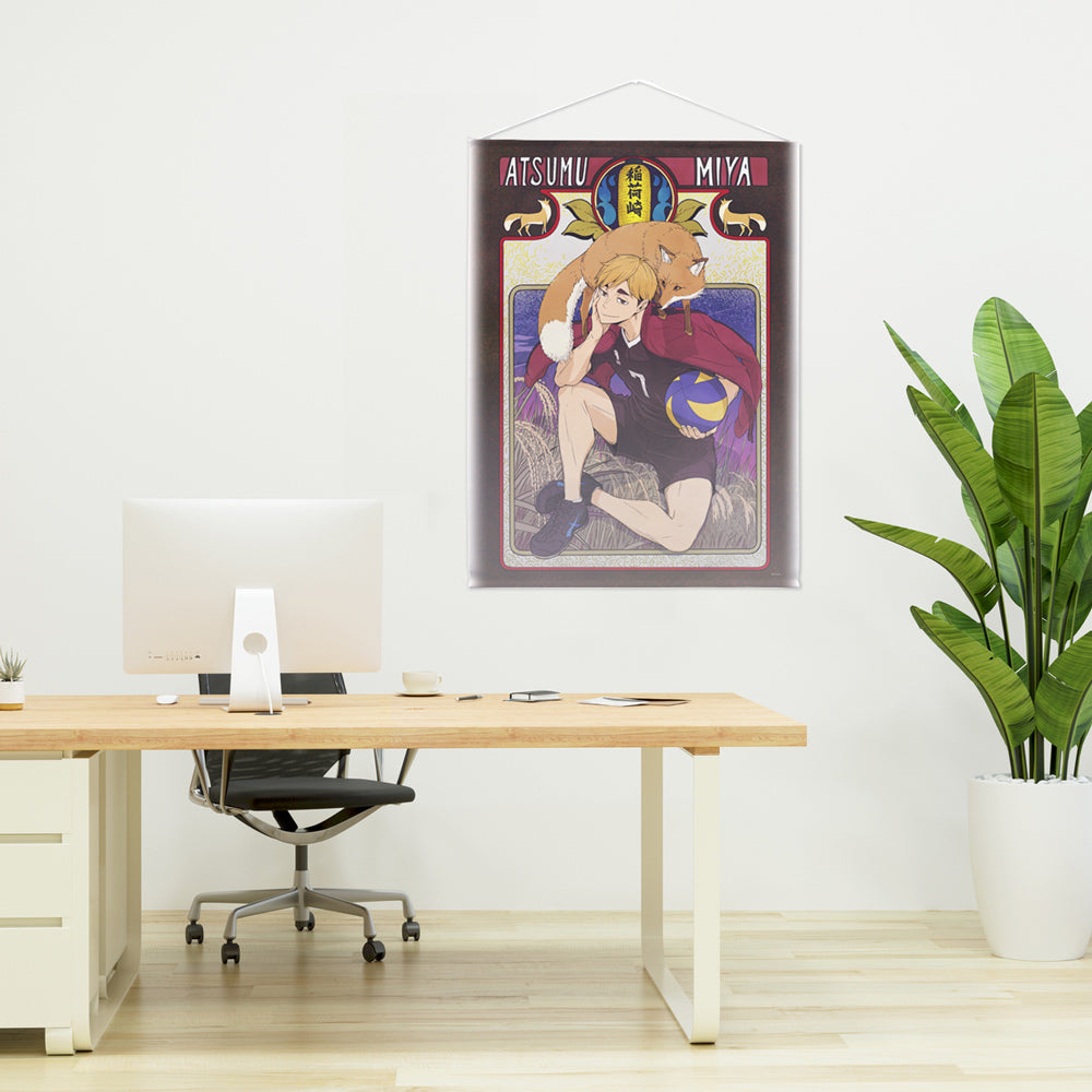 ハイキュー!!_描き下ろし 宮 侑 100cmタペストリー 飛翔Ver.