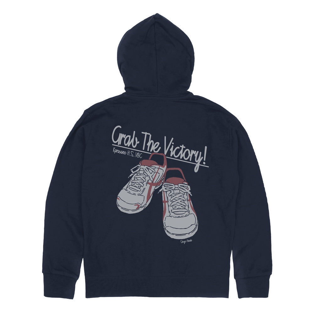ハイキュー!!_日向翔陽 シューズ ジップパーカー/NAVY