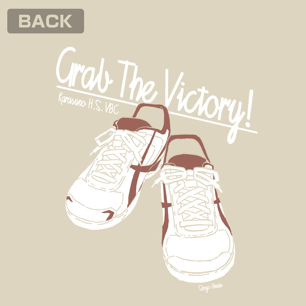 ハイキュー!!_日向翔陽 シューズ ジップパーカー/LIGHT BEIGE