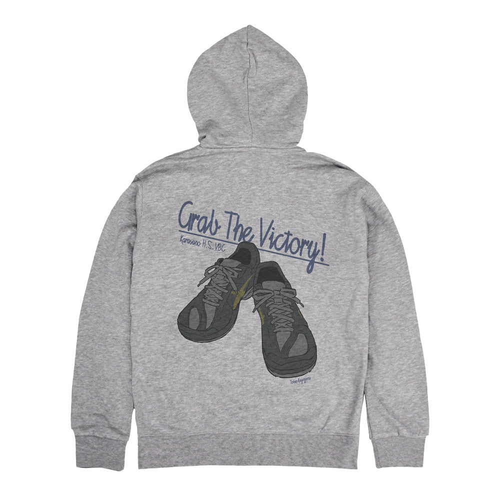 ハイキュー!!_影山飛雄 シューズ ジップパーカー/MIX GRAY