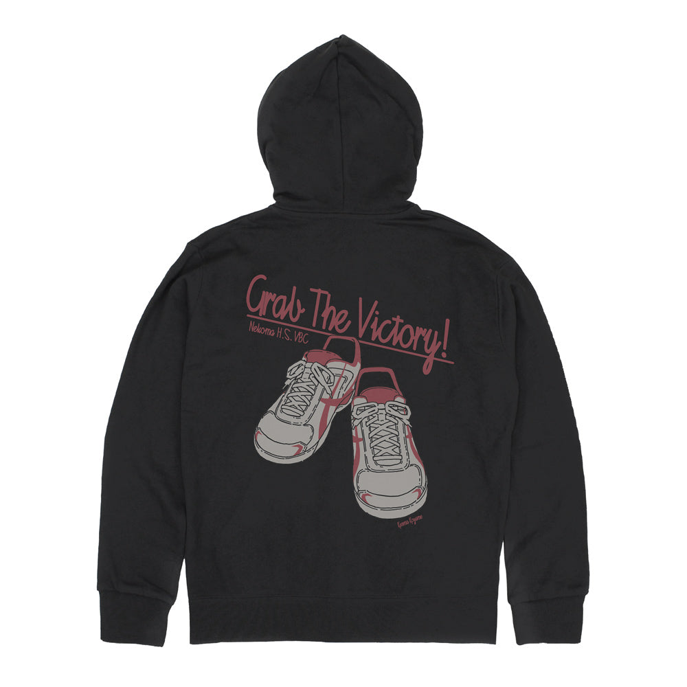 ハイキュー!!_孤爪研磨 シューズ ジップパーカー/BLACK