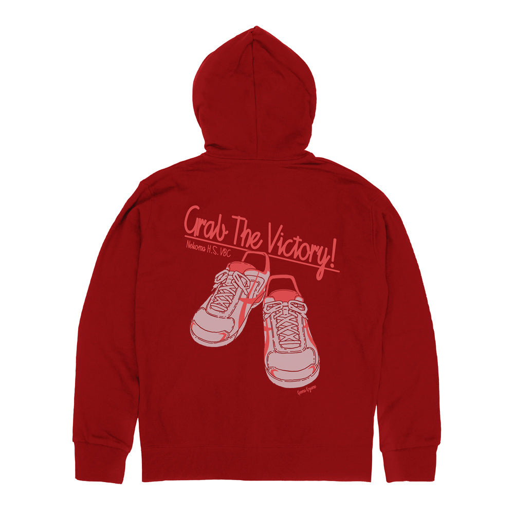 ハイキュー!!_孤爪研磨 シューズ ジップパーカー/RED