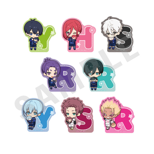 ブルーロック_ミニキャラだっこシリーズ　トレーディングステッカー（全8種)　【BOX／8個入り】