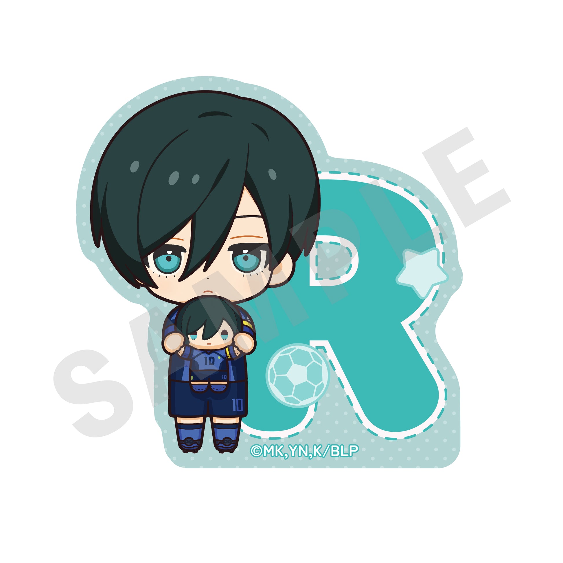 ブルーロック_ミニキャラだっこシリーズ　トレーディングステッカー（全8種)　【BOX／8個入り】