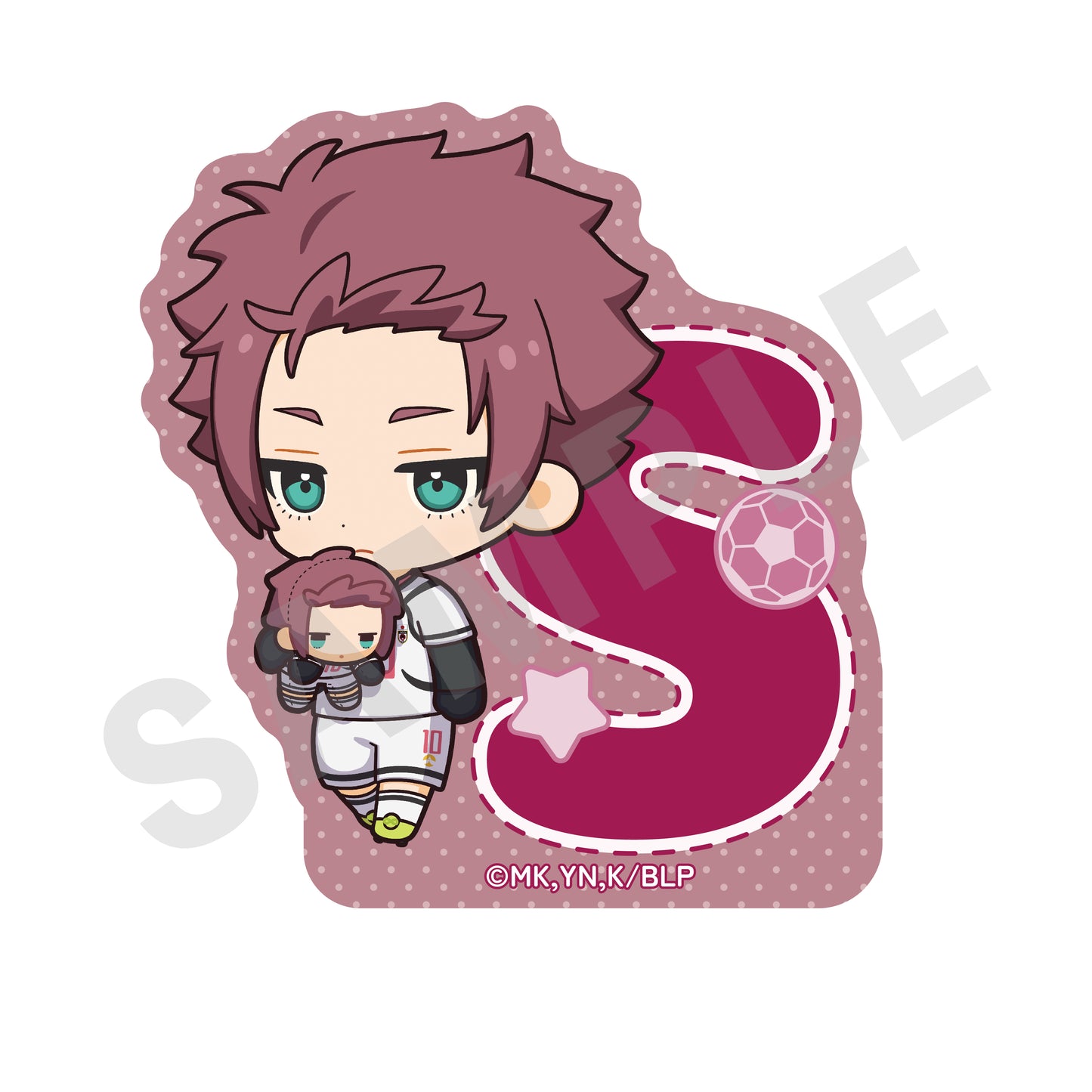 ブルーロック_ミニキャラだっこシリーズ　トレーディングステッカー（全8種)　【BOX／8個入り】