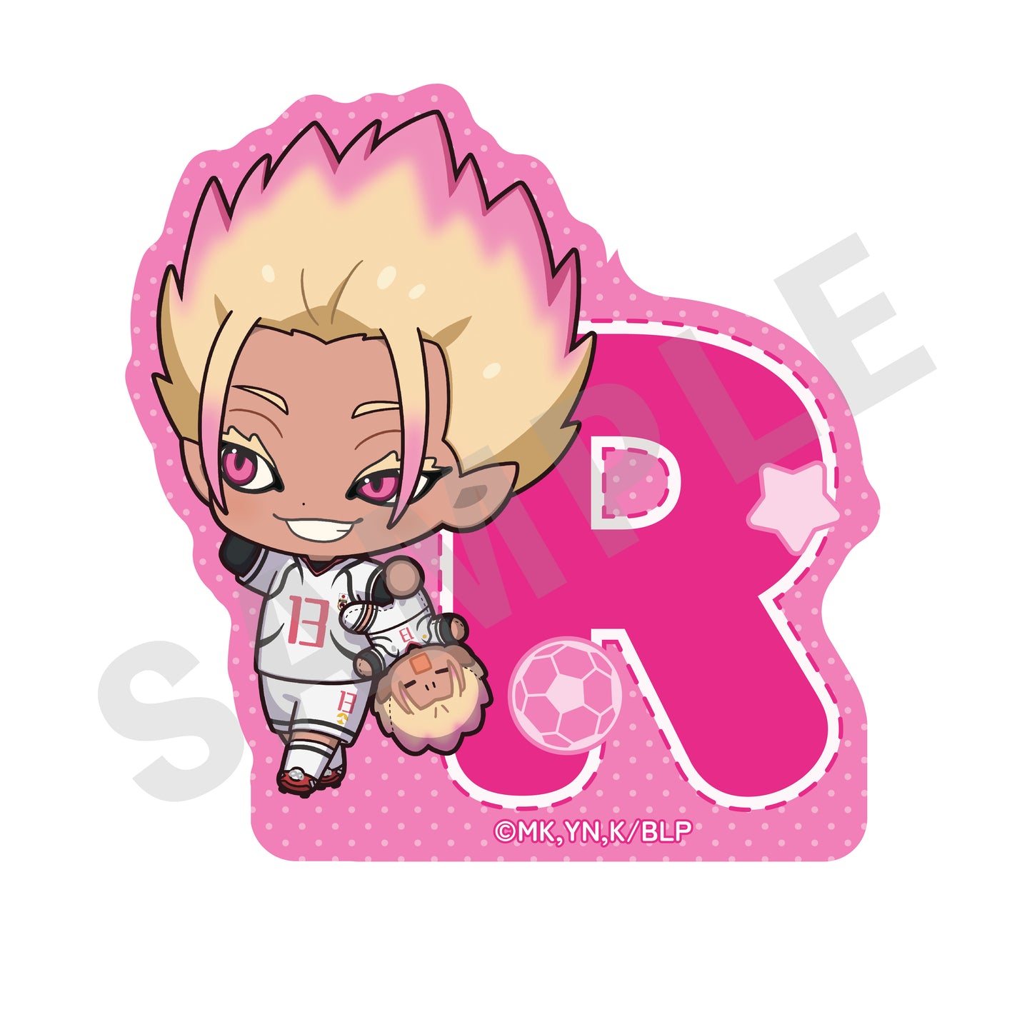 ブルーロック_ミニキャラだっこシリーズ　トレーディングステッカー（全8種)　【BOX／8個入り】