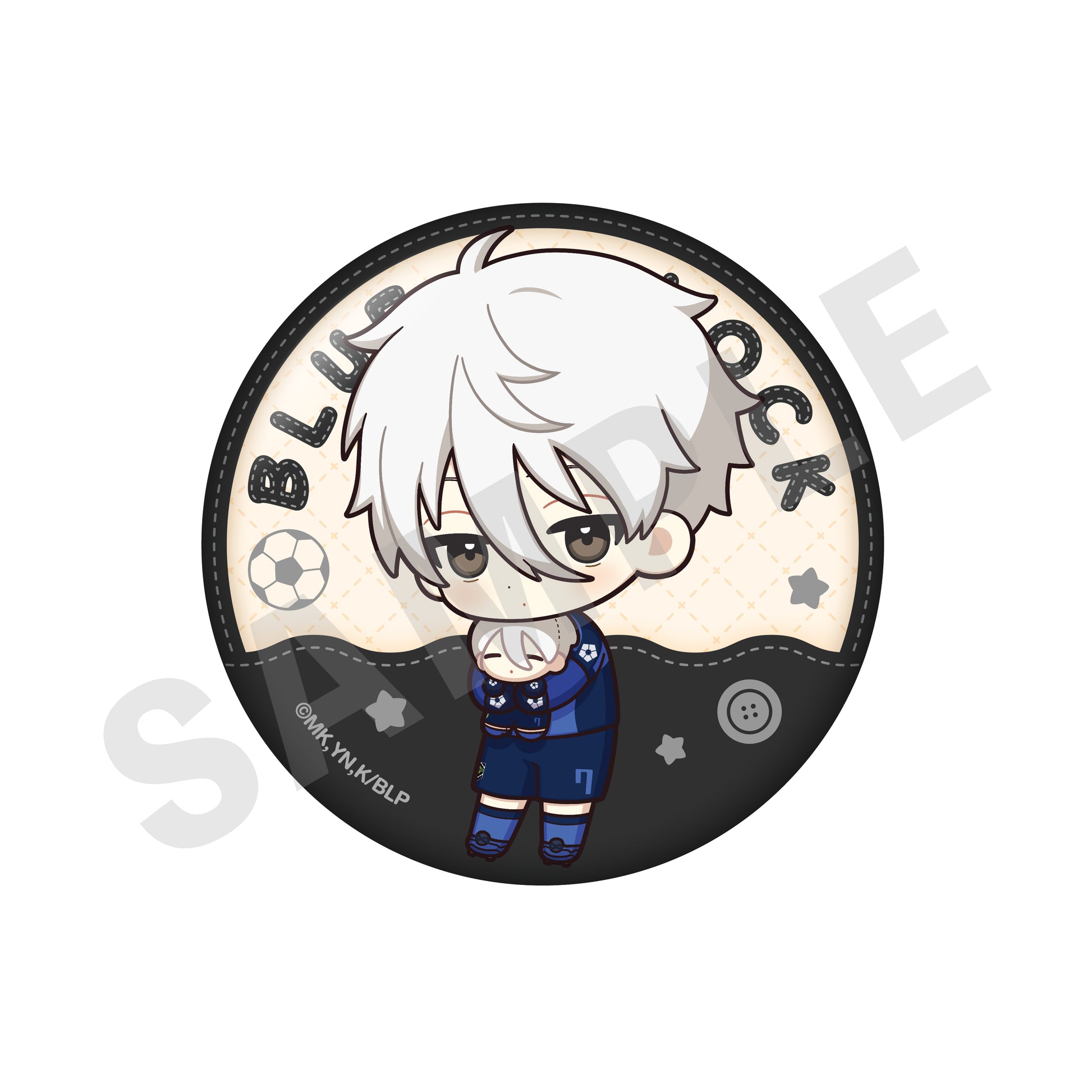 ブルーロック_ミニキャラだっこシリーズ　トレーディング缶バッジ（全8種)　【BOX／8個入り】