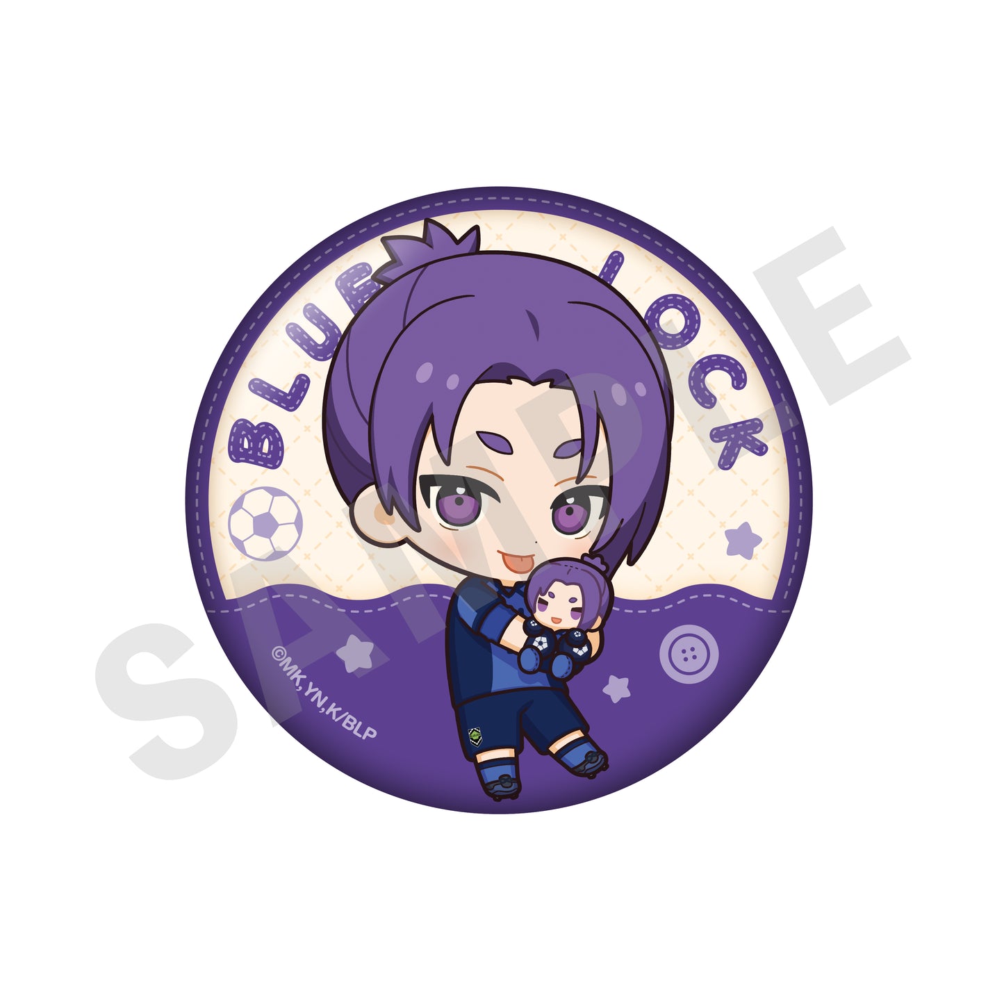 ブルーロック_ミニキャラだっこシリーズ　トレーディング缶バッジ（全8種)　【BOX／8個入り】