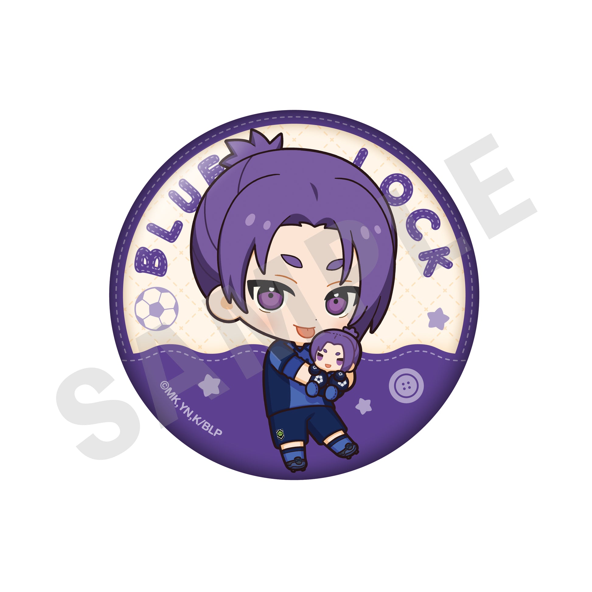 ブルーロック_ミニキャラだっこシリーズ　トレーディング缶バッジ（全8種)　【BOX／8個入り】