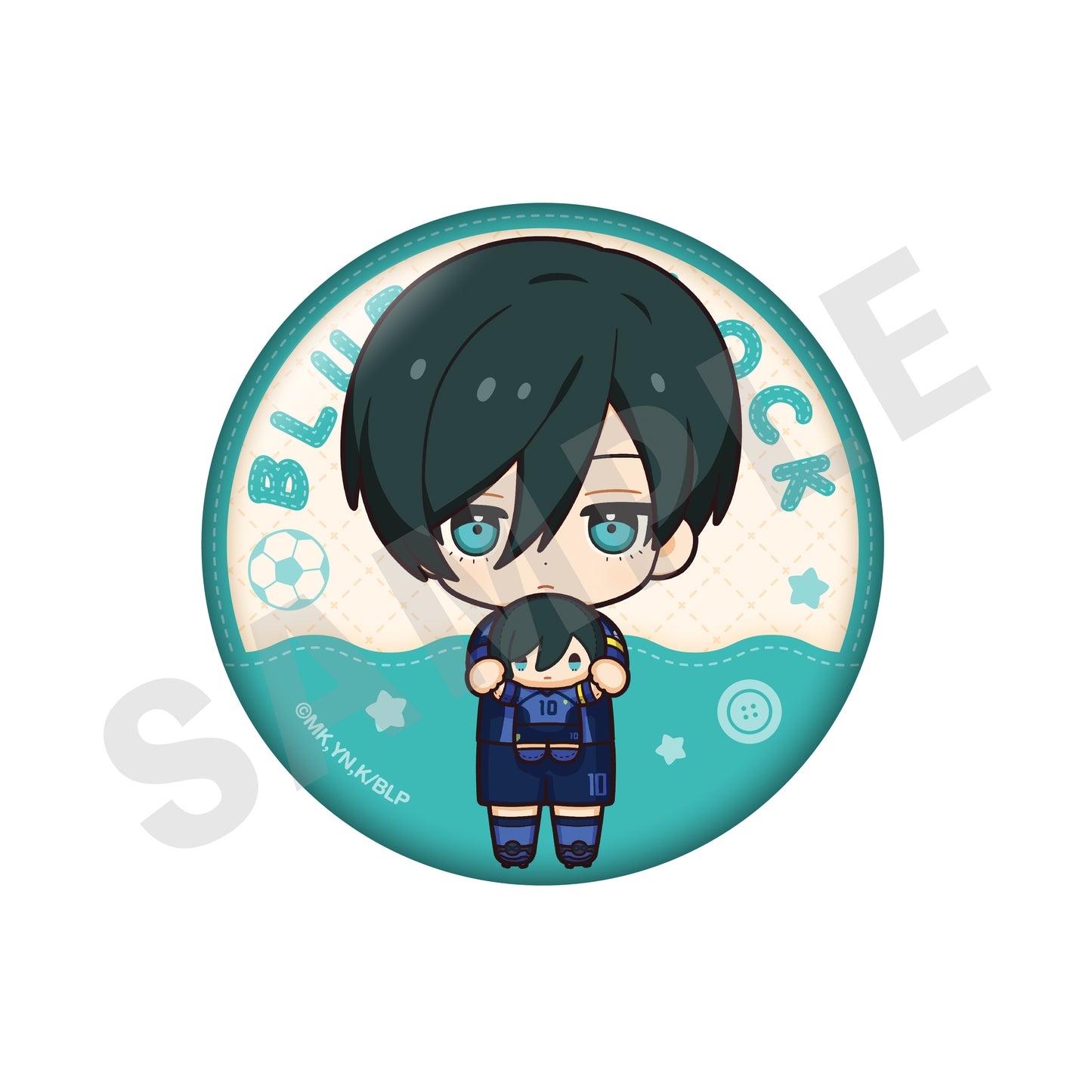 ブルーロック_ミニキャラだっこシリーズ　トレーディング缶バッジ（全8種)　【BOX／8個入り】