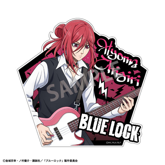 ブルーロック_ダイカットステッカー 千切 豹馬／ロックバンド