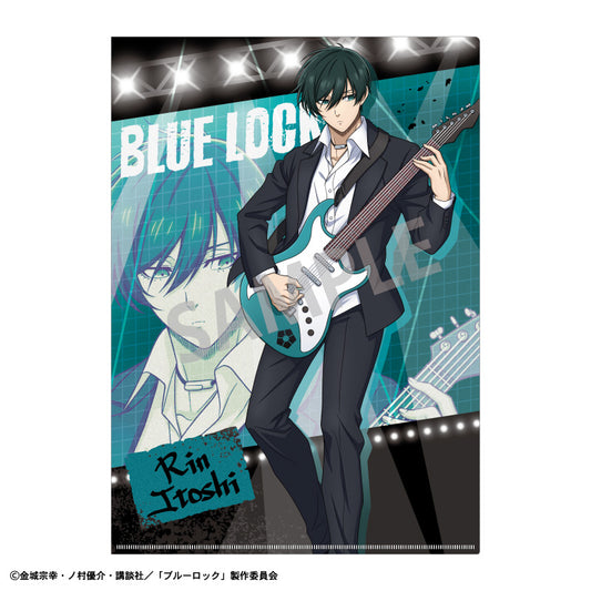 ブルーロック_A4シングルクリアファイル 糸師 凛／ロックバンド