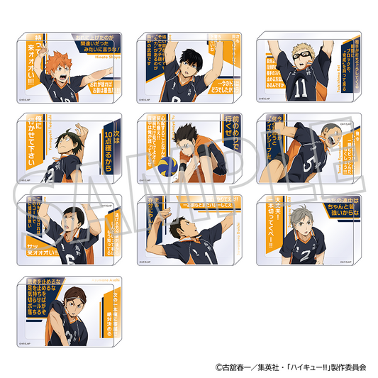 ハイキュー!!_アクリルブロックコレクション／烏野高校 【BOX／10パック入り】