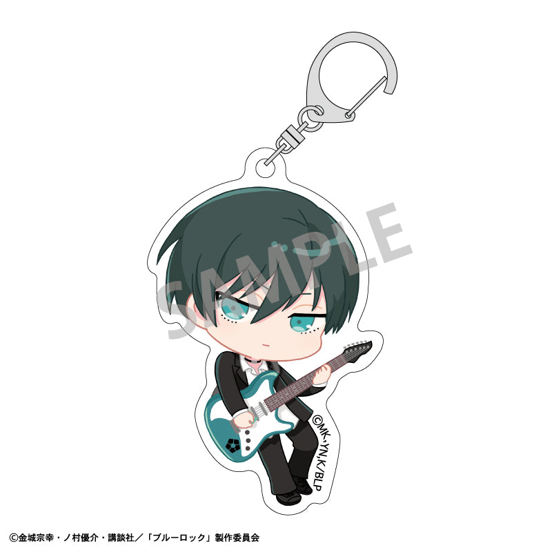 ブルーロック_アクリルキーホルダー 糸師 凛／ENJOY MUSIC