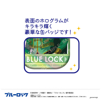 ブルーロック_ホログラムスクエア缶バッジコレクション　【BOX／7個入り】