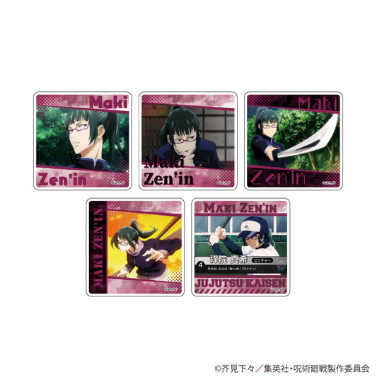 呪術廻戦_キャラアクリルバッジ 18/禪院真希 BOX(全5種)【コンプリートBOX/5個入り】