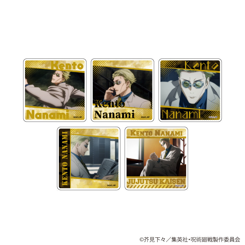 呪術廻戦_キャラアクリルバッジ 21/七海建人　BOX(全5種)【コンプリートBOX/5個入り】