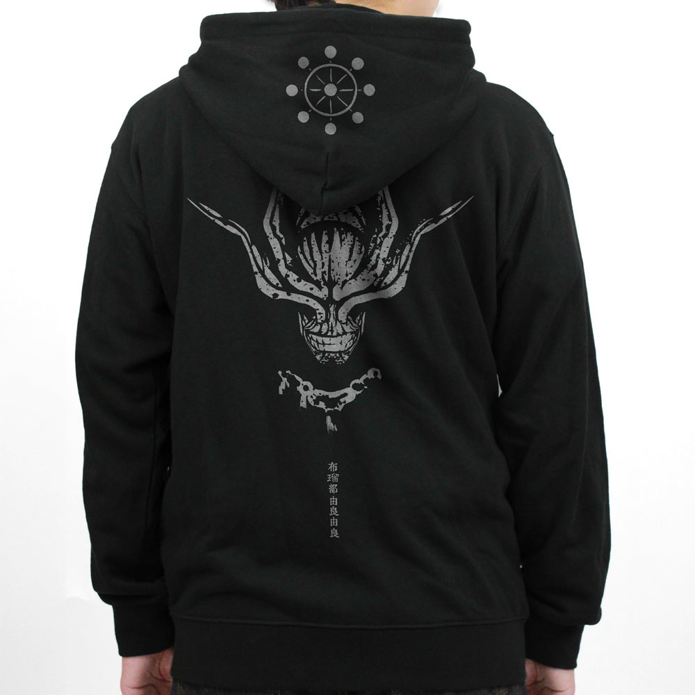 呪術廻戦_八握剣異戒神将魔虚羅 ジップパーカー/BLACK