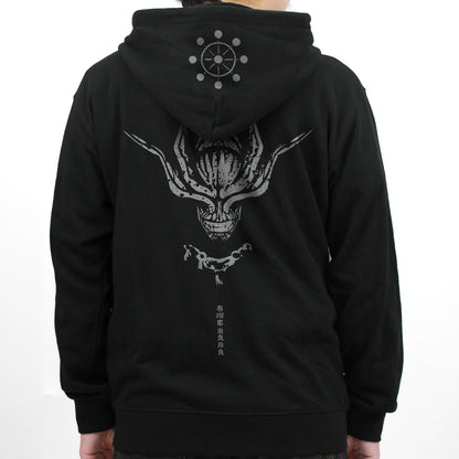 呪術廻戦_八握剣異戒神将魔虚羅 ジップパーカー/BLACK