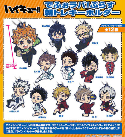 ハイキュー!!_でふぉラバ!ぷらす 朝トレキーホルダー【BOX／12個入り】
