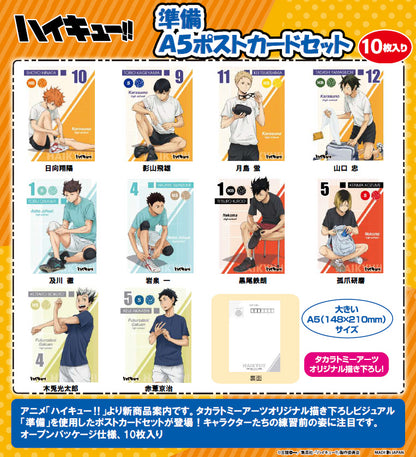 ハイキュー!!_準備 A5ポストカードセット