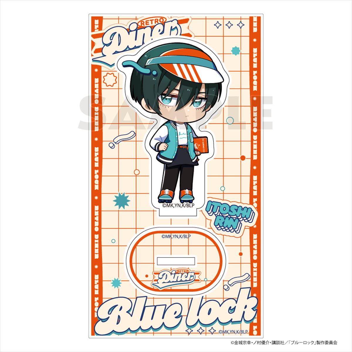 ブルーロック_アクリルスタンド(糸師 凛/レトロダイナー)