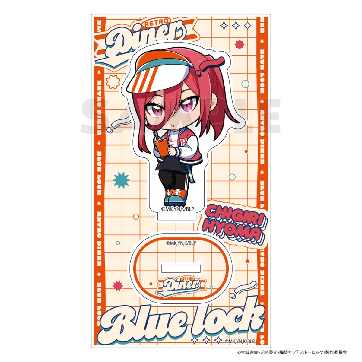 ブルーロック_アクリルスタンド(千切 豹馬/レトロダイナー)