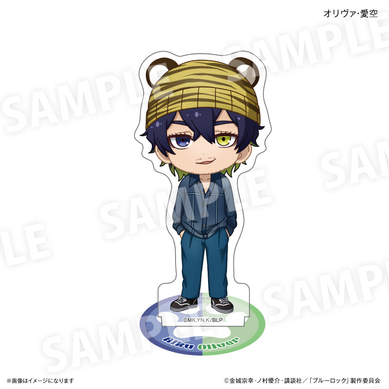 ブルーロック_耳ニットシリーズ 第2弾 ミニアクリルスタンド オリヴァ・愛空