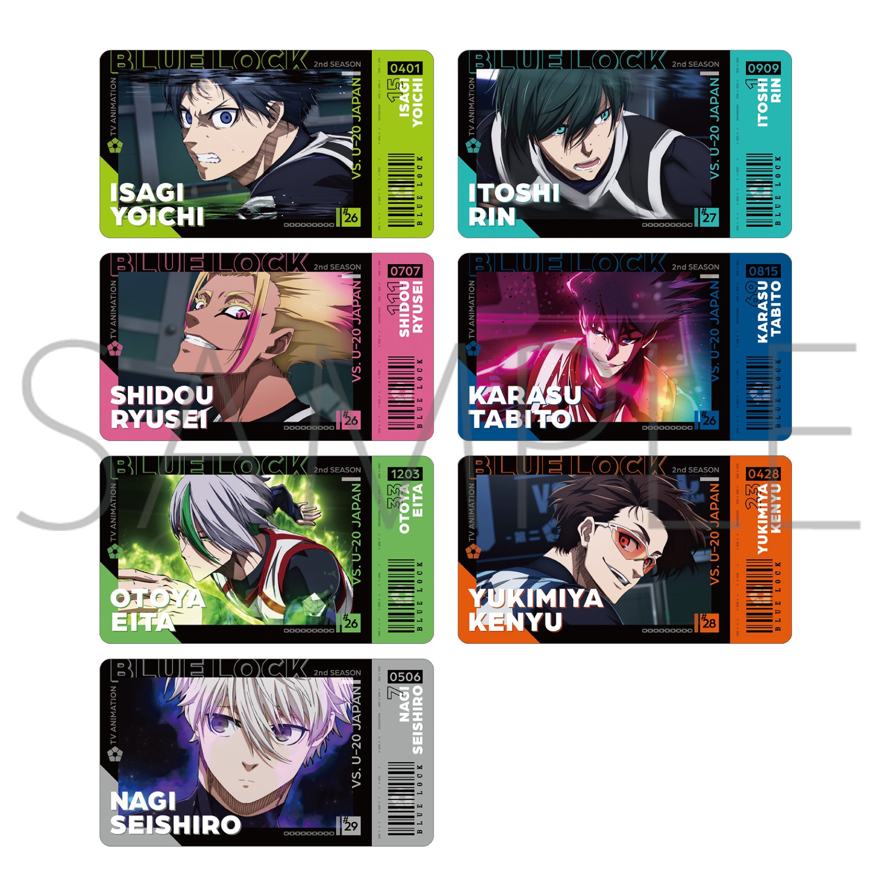 ブルーロック2期_チケコレ　【BOX／10パック入り】