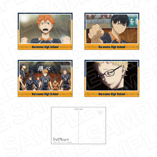 ハイキュー!!_ポストカードセット 烏野高校 A