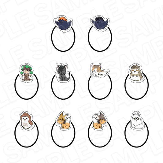 ハイキュー!!_アクリルヘアゴム(ブラインド)　【OPP／10個入り】【コンプリート仕様】