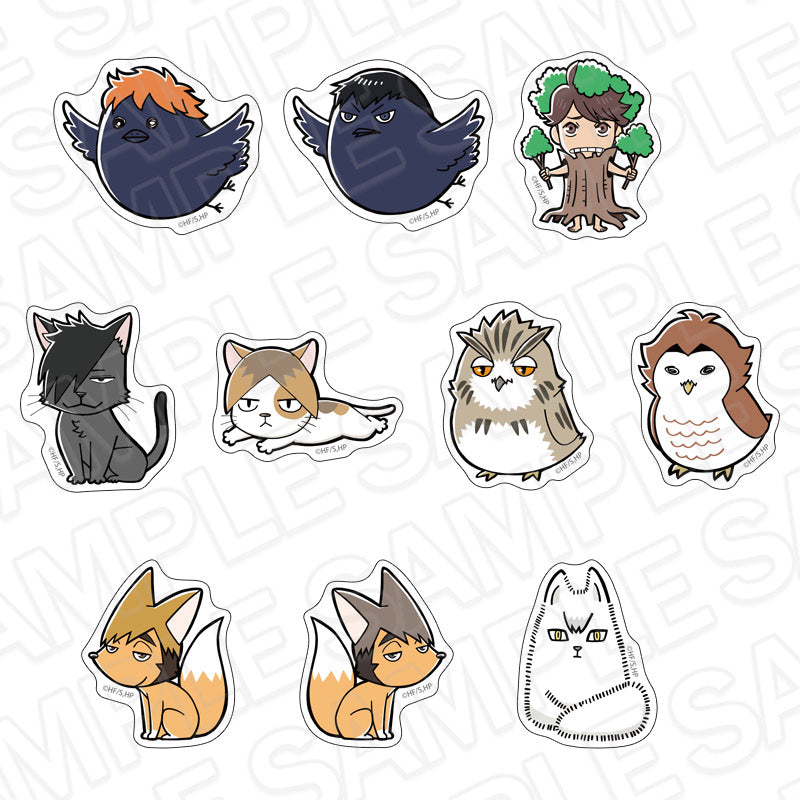 ハイキュー!!_ダイカットマグネット(ブラインド)　【OPP／10個入り】【コンプリート仕様】