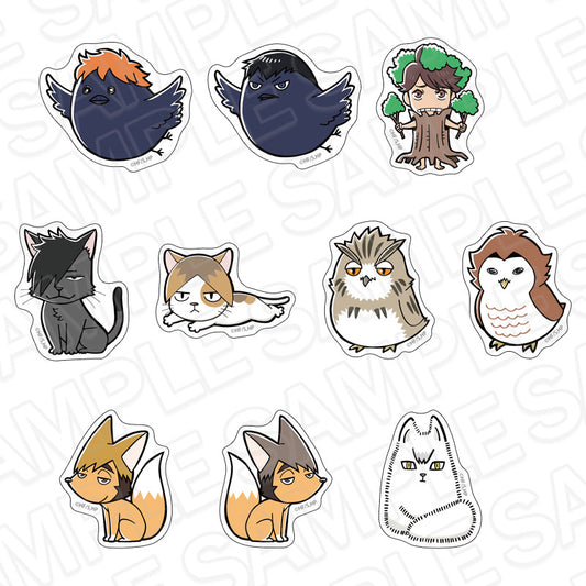 ハイキュー!!_ダイカットマグネット(ブラインド)　【OPP／10個入り】【コンプリート仕様】